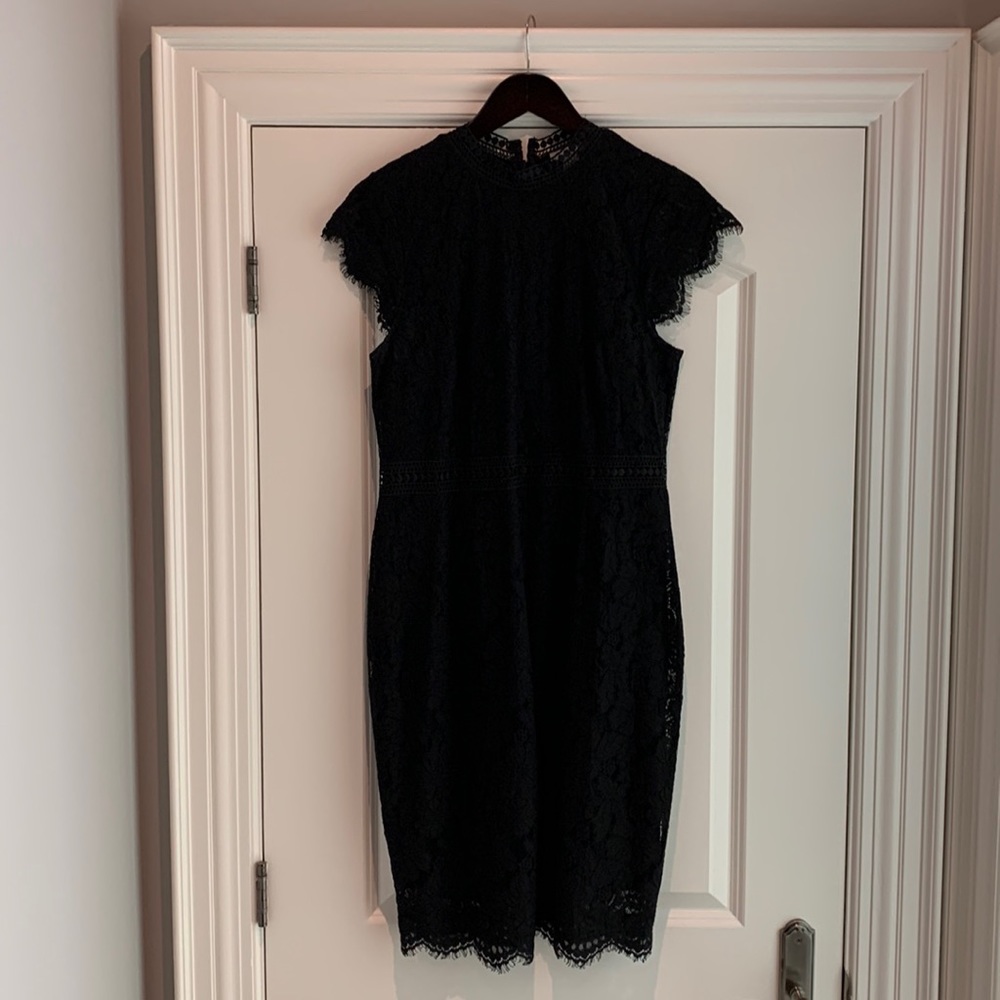 H&M black lace dress